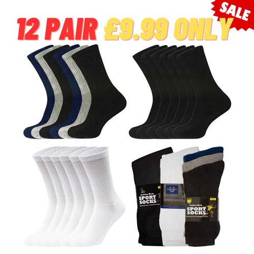 12pairs mens sports socks - sports,