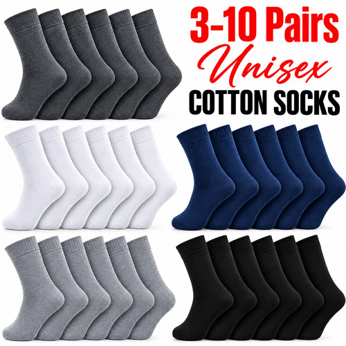Pairs mens cotton socks - 10,