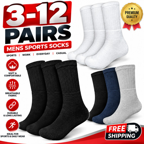 Pairs mens sports - 3-12, socks