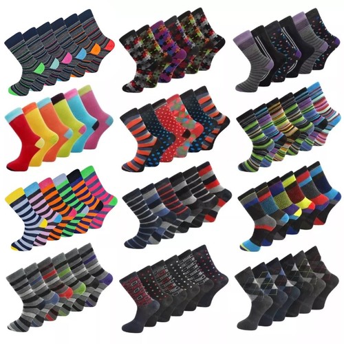 Mens coloured design - coloured, socks