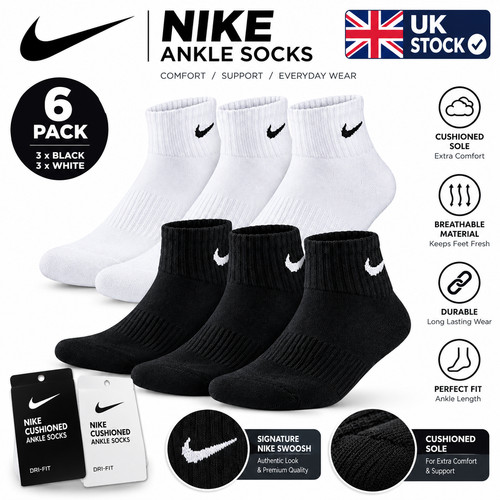 Nike everyday ankel - socks, 6