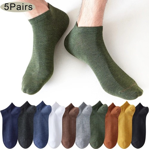 Bamboo trainer socks for men - bamboo,