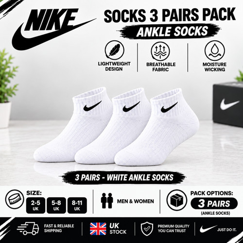 Nike cushioned socks pairs - nike, 3