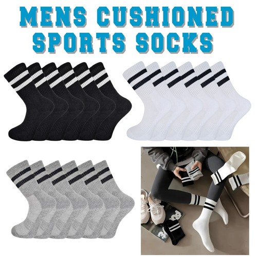 Mens cushioned sports socks - mens,