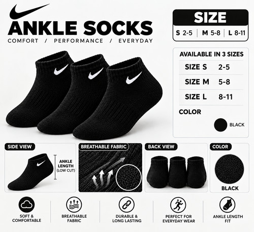 Nike everyday cushion dri - nike, dri-fit