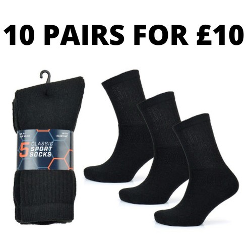 Mens pack sports socks 10 - mens,