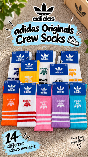 Adidas originals crew socks - socks, uk