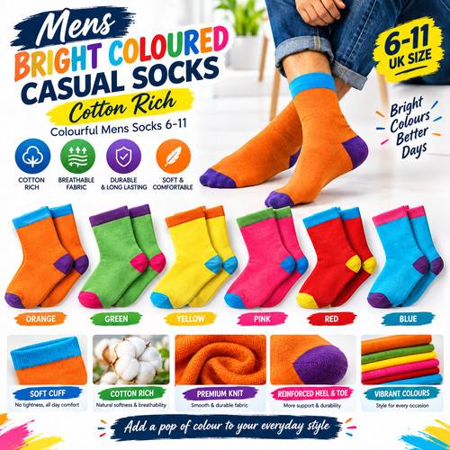 Mens bright coloured casual - mens,
