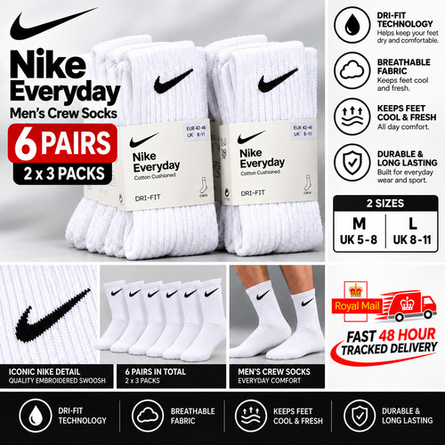 Nike everyday crew - nike, socks