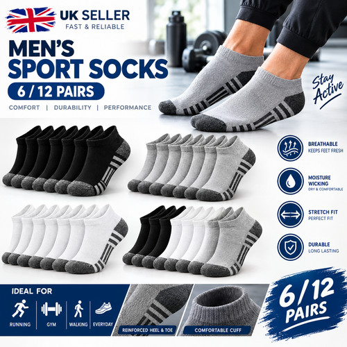 Pairs trainer socks men - 12,