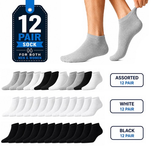 Prohike trainer socks pairs - 12,