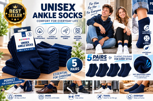 Unisex ankle socks pack - socks,