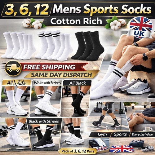 Mens sports socks pairs - mens,