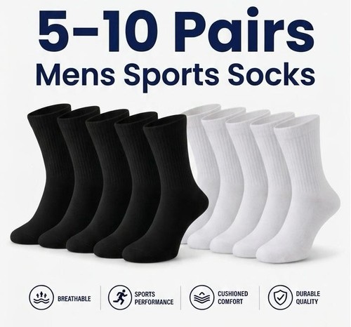 Mens sports socks pack - mens,
