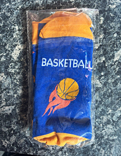 Men novelty basketball socks - basketball,